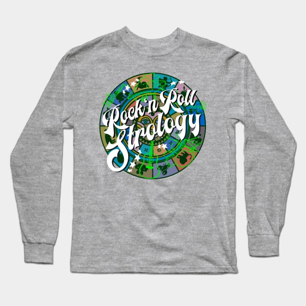 Rock ‘n Roll Strology Full Colour - Aquarius Long Sleeve T-Shirt by BullShirtCo